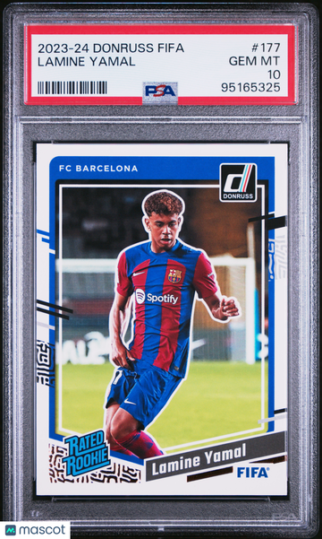 2023-24 Panini Donruss FIFA Lamine Yamal #177 PSA 10