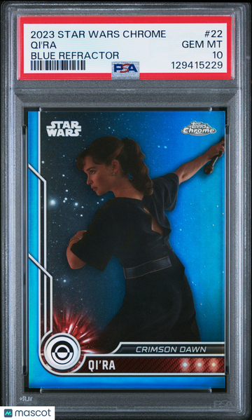 2023 Topps Chrome Star Wars Qi'ra #22 PSA 10