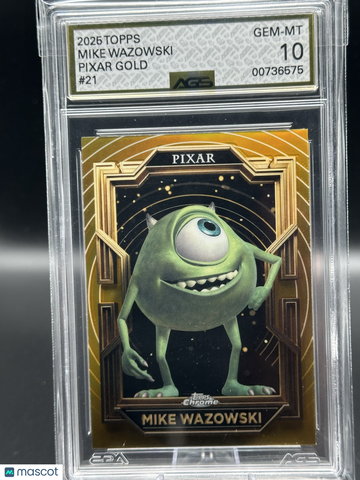 2025 Topps Chrome Pixar GOLD AGS 10