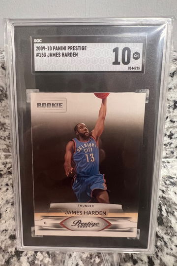 2009 Panini Prestige James Harden Rookie 153 SGC 10 Gem Mint