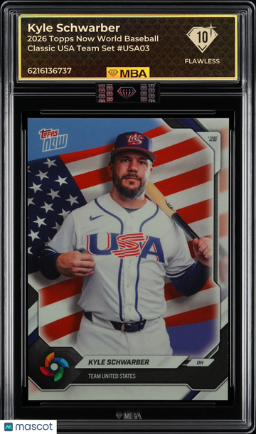 2026 Topps Now World Baseball Classic Kyle Schwarber #USA03 USA Team Set MBA 10