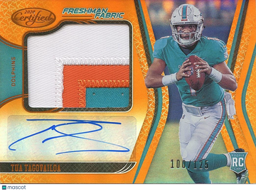 2020 Certified Tua Tagovailoa Patch Rookie Panini Authentic