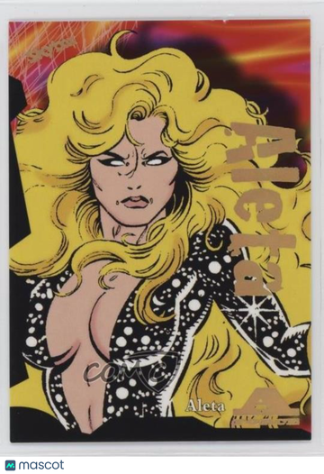 2024 Skybox Marvel Metal Universe Avengers - A-Force Rave - Gold Aleta 04/25 #AF45