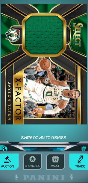 Jayson Tatum X Factor jumbo swatch