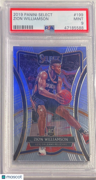2019 Panini Select Zion Williamson #199 PSA 9