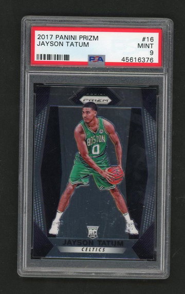 2017 Panini Prizm Jayson Tatum #16 PSA 9