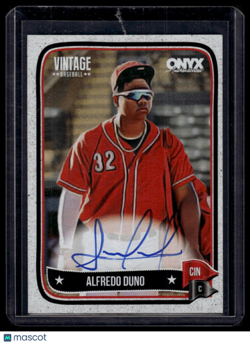 2024 Onyx Vintage Alfredo Duno #VAALDU Autographs AU