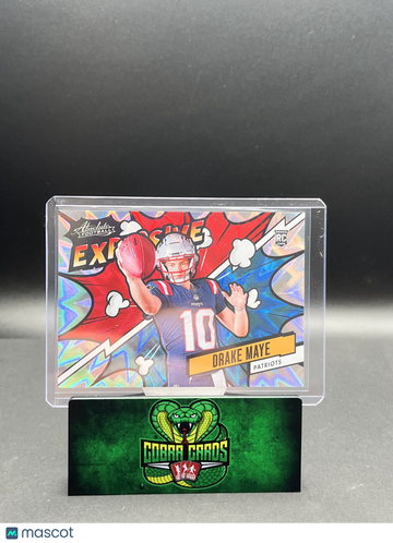 2024 Panini Absolute Football Explosive Drake Maye #EX-DME RC