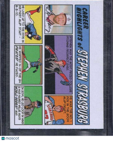 2022 Topps Heritage - 1973 Topps Comics Stephen Strasburg #73TC-45