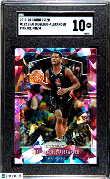 2019 Panini Prizm Shai Gilgeous-Alexander #122 Pink Ice SGC 10