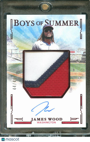 2025 Panini Boys of Summer James Wood #JMS-JW /49 Patch Memorabilia