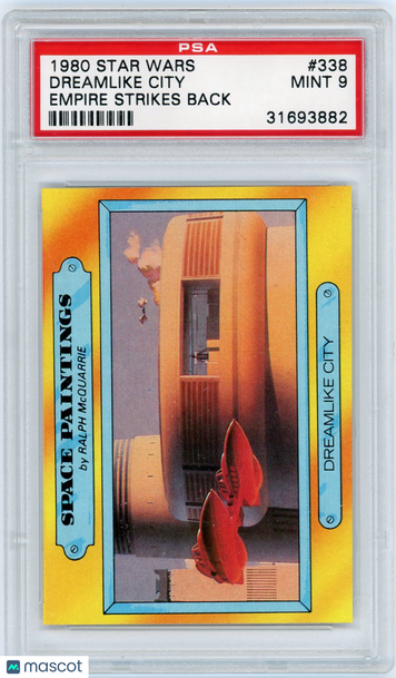 1980 Star Wars Empire Strikes Back Dreamlike City #338 PSA 9