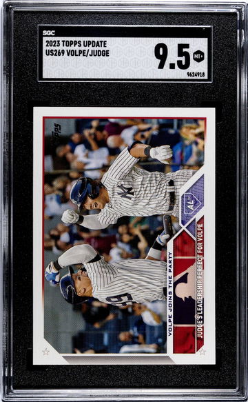 2023 Topps Update Veteran Combos Anthony Volpe/Aaron Judge #US269 SGC 9.5