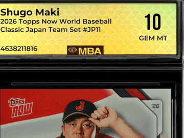 2026 Topps Now World Baseball Classic Shugo Maki #JP11 Japan Team Set MBA 10