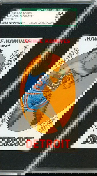 1969 Topps Howie Komives Rookie #71 SGC 84 P1349