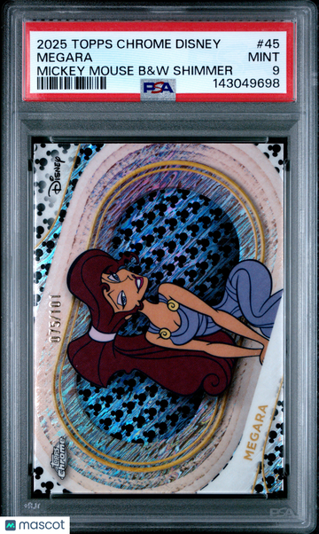 2025 Topps Chrome Disney Megara #45 PSA 9