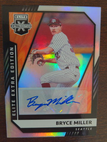 2021 Panini Elite Extra Edition Bryce Miller #113 AutoAuto
