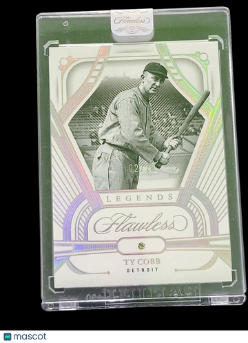 2024 Panini Flawless Baseball Legends Ty Cobb #66 Diamond