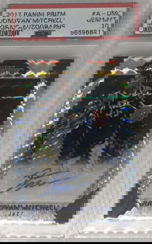 2017-18 Donovan Mitchell Mosaic Auto /99 Rookie Card RC PSA 10 Gem Mint Rare!!!!