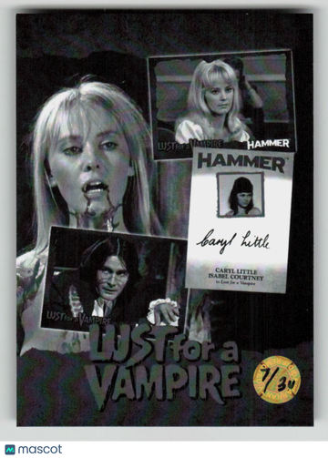 2026 Unstoppable Cards Hammer Horror Caryl Little #B17
