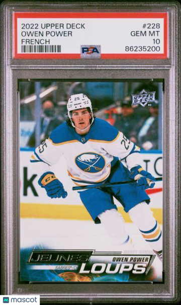 2022 Upper Deck Owen Power #228 French PSA 10