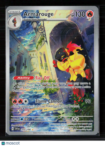 2023 Scarlet & Violet Armarouge Holo Secret Rare #203/198