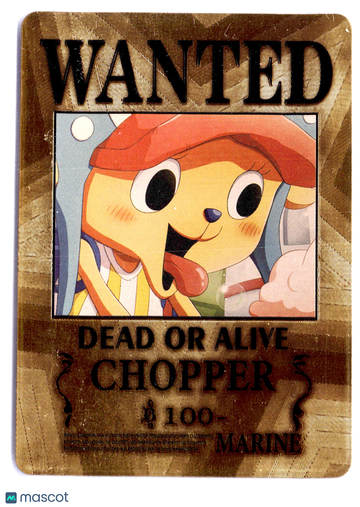 One Piece Wanted Tony Tony Chopper GOLD FOIL