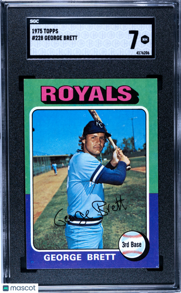 1975 Topps George Brett #228 SGC 7