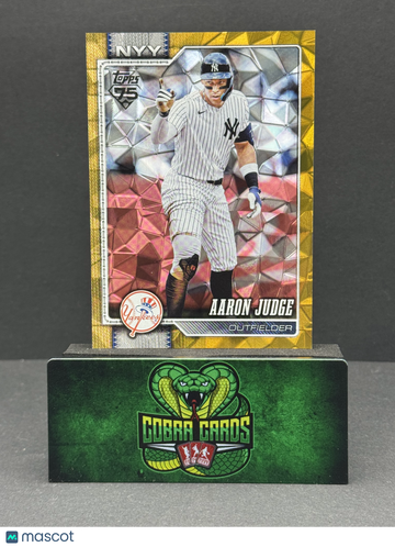 2026 Topps Series One Aaron Judge #1 Gold Diamente Foil /50