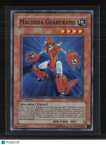 Machina Mayhem Structure Deck Machina Gearframe 1st Edition