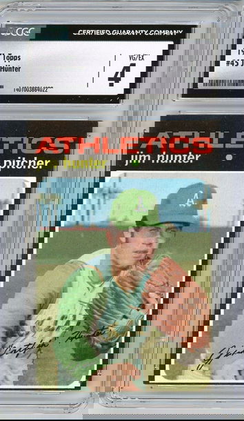 1971 Topps Jim Hunter #45 CGC 4 P1346