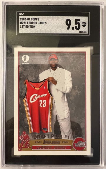 2003-04 Topps 1st Edition Lebron James RC SGC 9.5