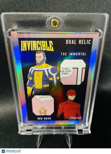 2025 Invincible Holo Dual Relic #520 KEEPSAKE Red Rush The Immortal Trading Card
