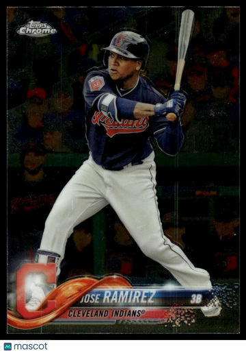 2018 Topps Chrome Jose Ramirez #189