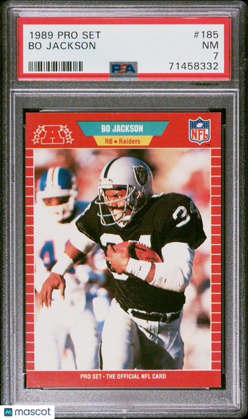 1989 Pro Set Bo Jackson #185 PSA 7