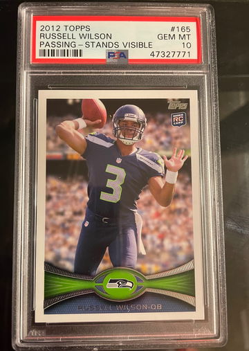 2012 Russell wilson topps psa 10