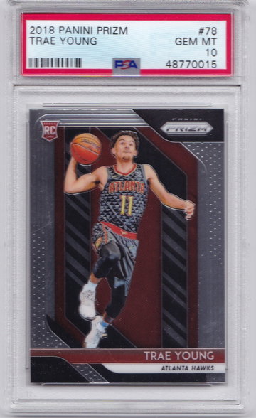 Trae Young 2018 Prizm PSA 10