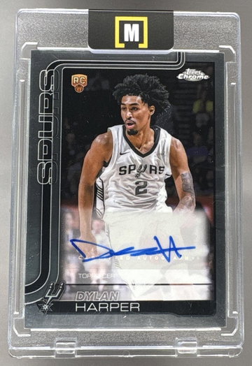 2025 Topps Chrome #TCAR-DH Dylan Harper Rookie RC Auto