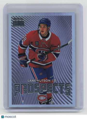 2024-25 SkyBox Metal Universe Hockey Prospects Lane Hutson #PP-36 Rookie