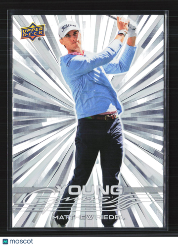 2026 Upper Deck Golf Young Guns Outburst Matthew Riedel #116