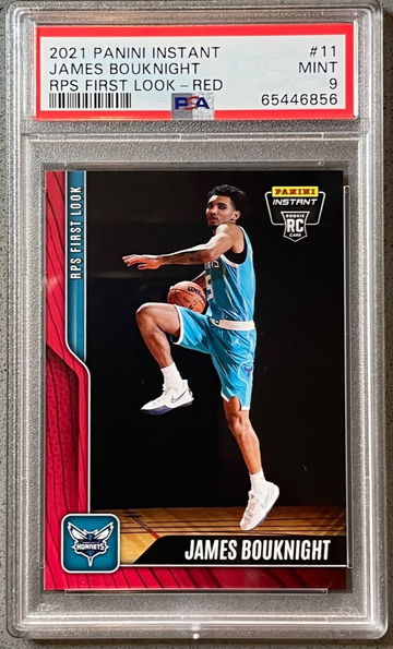 2021 Panini Instant Basketball #11 James Bouknight /25 RC Rookie First Look RPS PSA 9