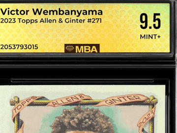 2023 Topps Allen & Ginter Victor Wembanyama #271 MBA 9.5