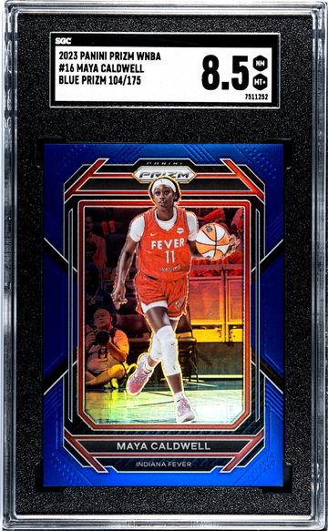 2023 Prizm #16 Maya Caldwell Blue Prizm SGC 8.5
