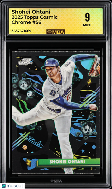 2025 Topps Cosmic Chrome Shohei Ohtani #56 MBA 9