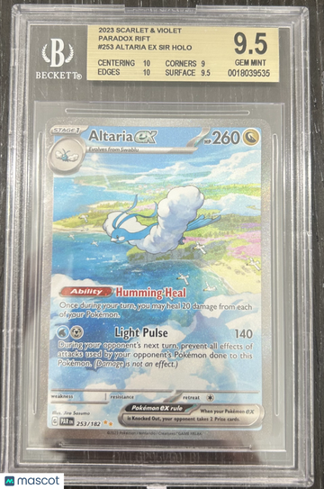 2023 Pokemon Scarlet and Violet Paradox Rift Altaria ex SIR HOLO #253 BGS 9.5