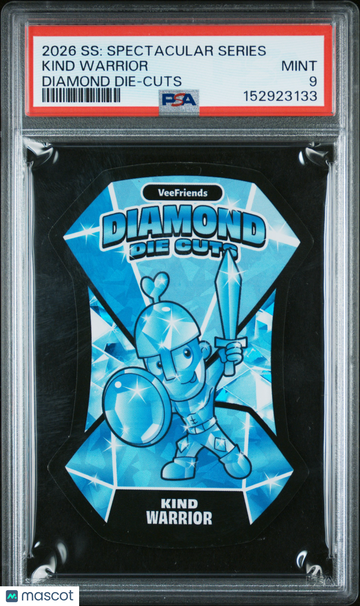 2026 Veefriends Super Stickers Spectacular Series Kind Warrior PSA 9