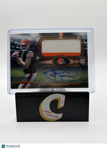 2014 Topps Football Johnny Manziel #RAJJ-JM RC Rookie Autograph Jumbo Patch