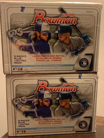 2020 Bowman Blaster Box LOT of 2 