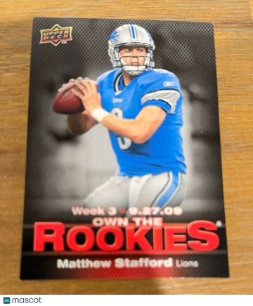 2009 Upper Deck - Own the Rookies Matthew Stafford #RW-3