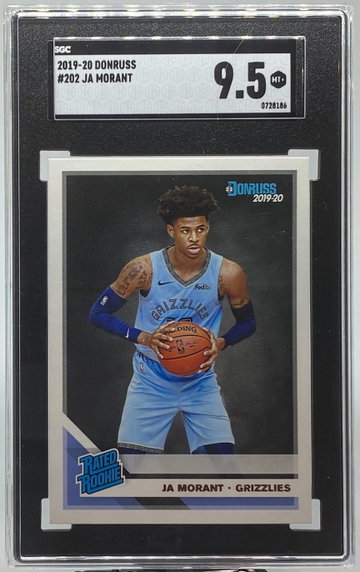 Ja Morant 2019-20 Donruss #202 RC SGC 9.5